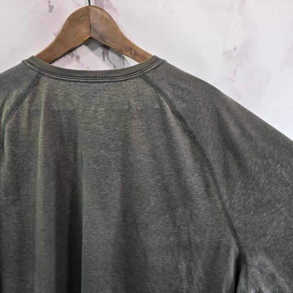 Carhartt T Shirt Mens 2XL Gray Pocket Relaxed Fit Short Sleeve Raglan Delmont - Picture 11 of 12